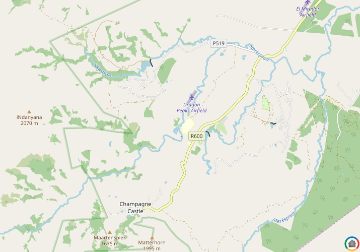 Map location of Cathkin Park